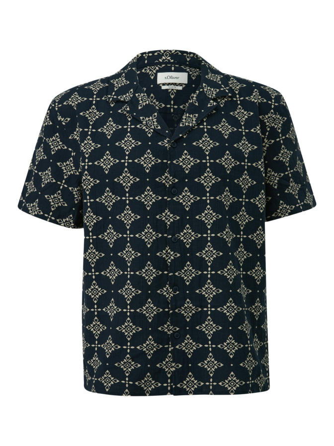 s.Oliver RED LABEL Resorthemd mit Allover-Print bei Robert Ley