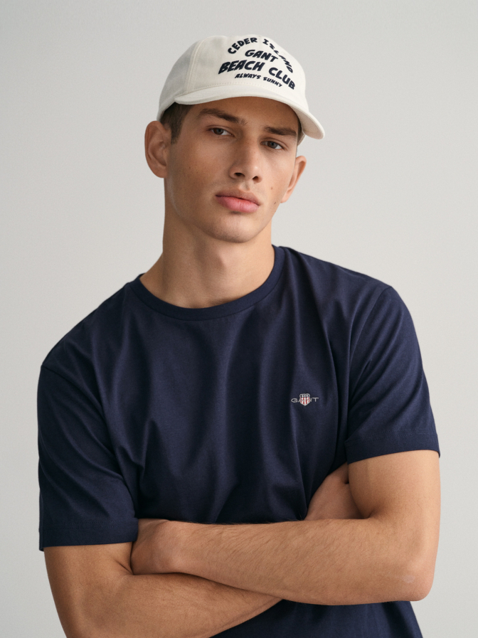 Gant T-Shirt mit Logostickerei bei Robert Ley