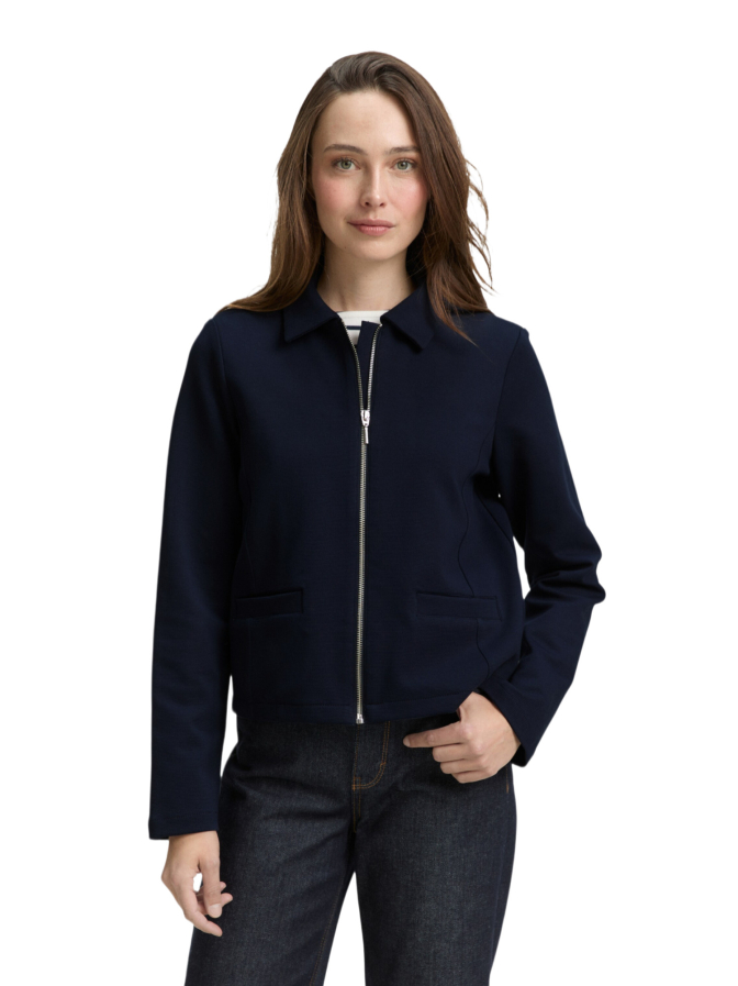 Tom Tailor Casual Regular-Fit Jacke mit Ottoman-Struktur bei Robert Ley