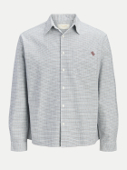 Jack & Jones Oxford Hemd JORFREDERIKSBERG 297296001-Ice Water/CHECKS bei Robert Ley