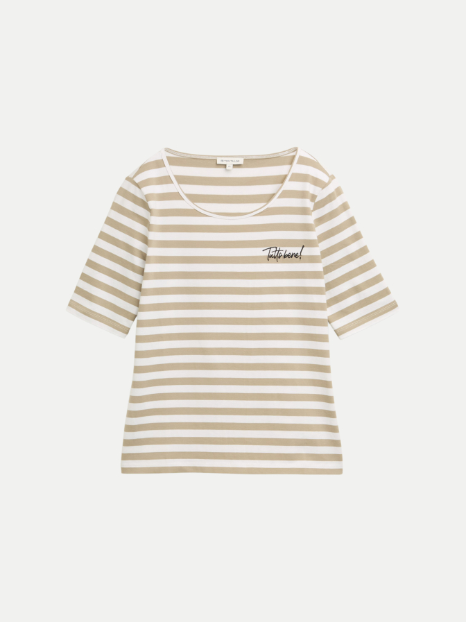 Tom Tailor Casual T-Shirt Gestreift bei Robert Ley