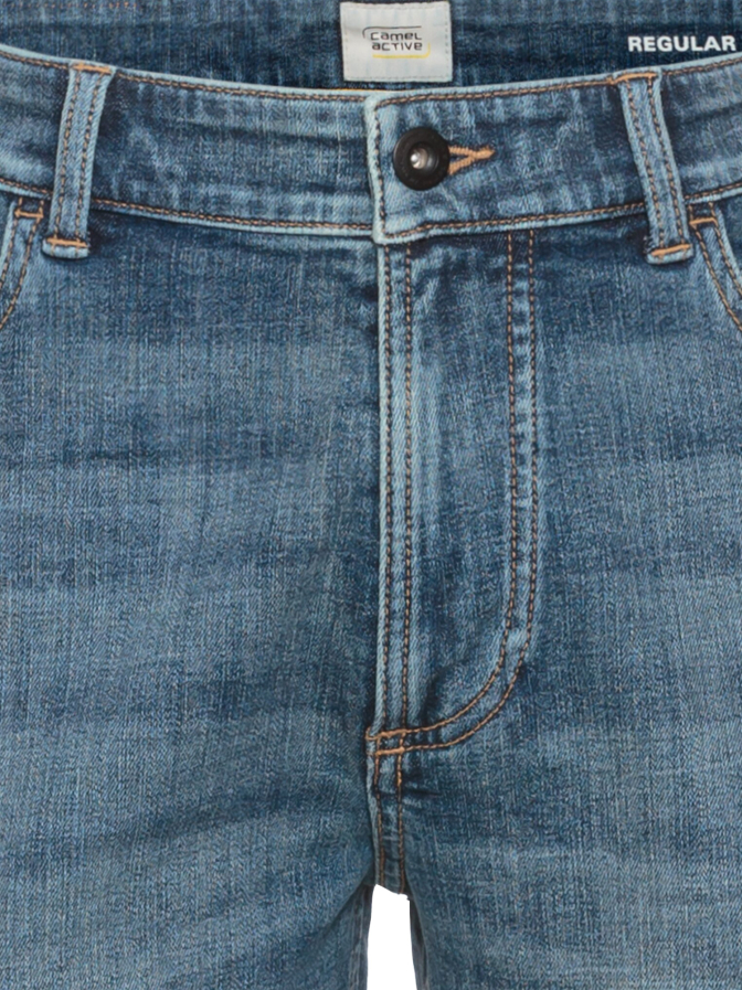camel active Regular-Fit 5-Pocket Jeans Blue2 bei Robert Ley