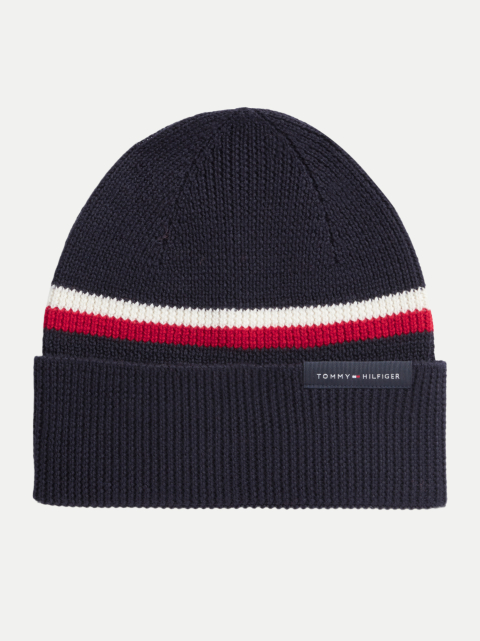 Tommy Hilfiger Beanie mit Global-Streifen bei Robert Ley