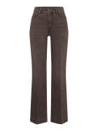 Mac Wide-Fit Jeans D701 brown stone wash-Trousers MAC Ladie bei Robert Ley