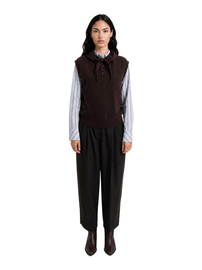 Smith & Soul Strickweste mit Schalkragen bei Robert Ley