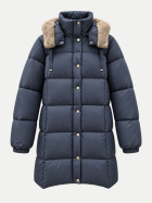 White Label Steppmantel mit Kapuze 790-marine bei Robert Ley