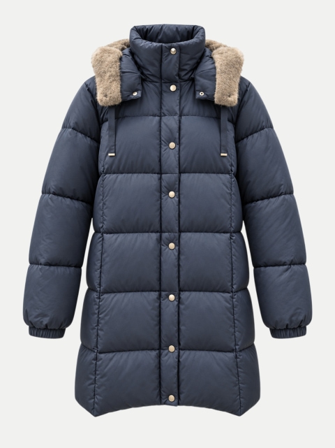 White Label Steppmantel mit Kapuze bei Robert Ley