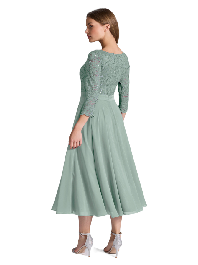 Swing Kleid aus Spitze und Chiffo bei Robert Ley