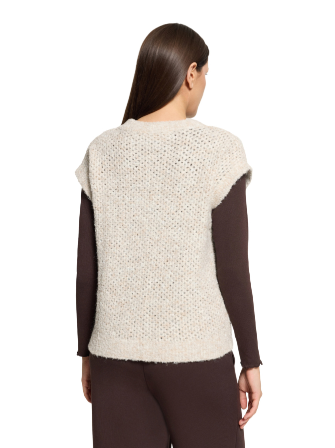 Cartoon Kurzarmpullover mit Ajourmuster bei Robert Ley