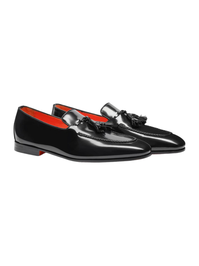 Santoni Loafer aus Leder bei Robert Ley