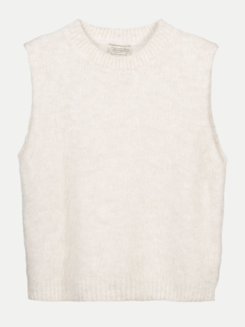 Herrlicher Strickpullover Ella Flora ohne Ärmel bei Robert Ley
