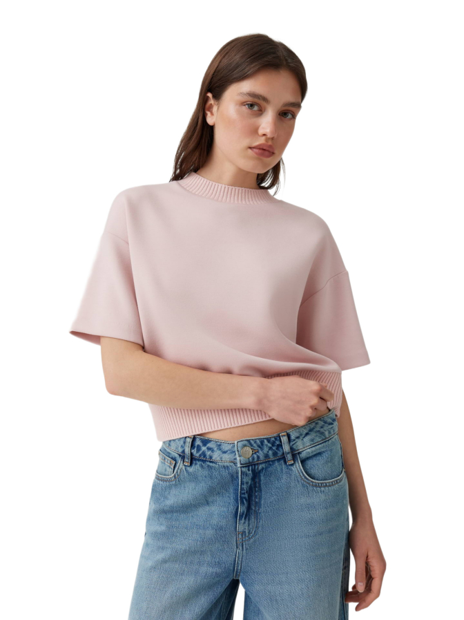 Opus Sweatshirt mit Strickbündchen Galita bei Robert Ley