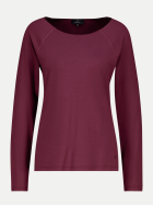 Monari Basic-Langarmshirt 316-dark bordeaux bei Robert Ley