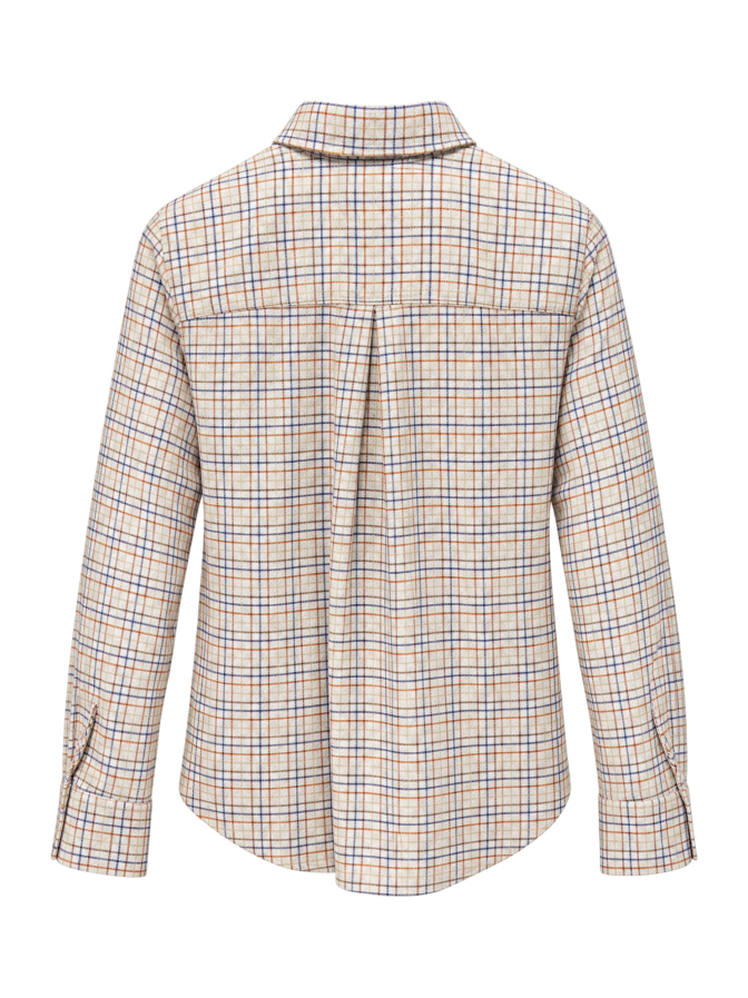 Insieme Flanell-Hemdbluse mit Karo-Muster bei Robert Ley