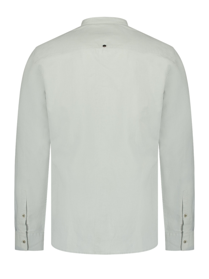 NO EXCESS Stehkragen Hemd aus Leinenmischung bei Robert Ley