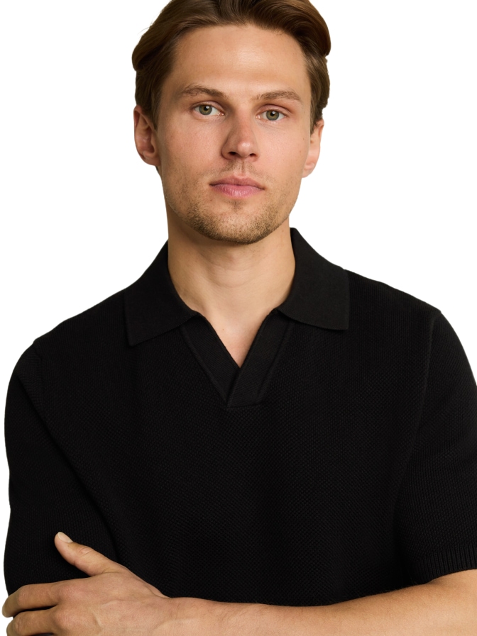 Tom Tailor Denim Poloshirt aus Piqué-Strick bei Robert Ley
