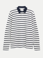 s.Oliver RED LABEL Polo-Shirt mit Streifen 01G2-WHITE bei Robert Ley