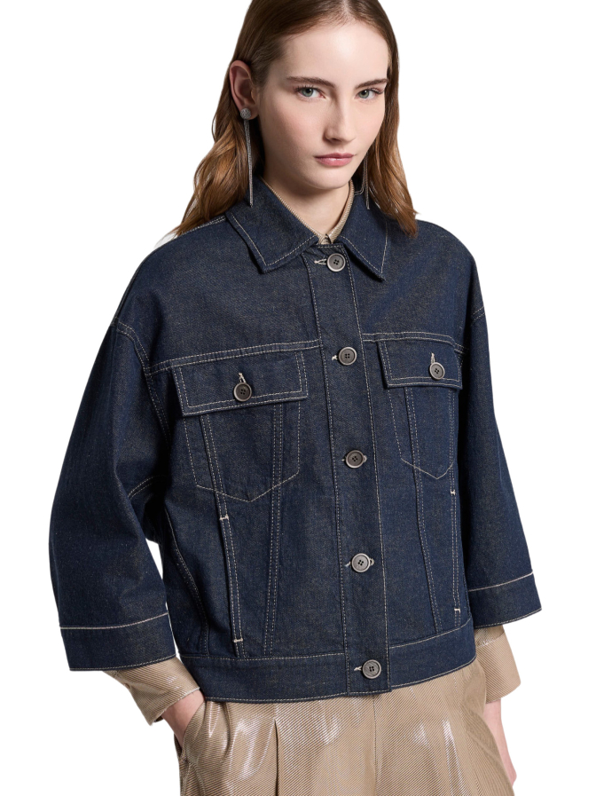 Peserico Jacke in Denim-Optik bei Robert Ley