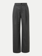 Q/S designed by Wide-Leg Flanellhose aus Woll-Mix 98W0-GREY/BLACK bei Robert Ley