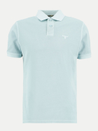 Barbour Poloshirt Pique bu17-washed sky bei Robert Ley