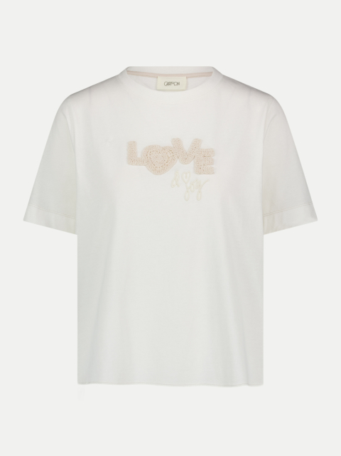 Cartoon T-Shirt mit Schriftzug bei Robert Ley