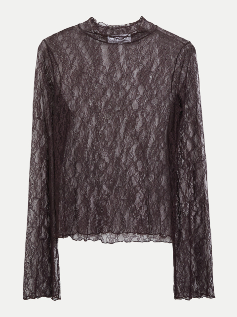 Comma Langarmshirt aus Spitze bei Robert Ley