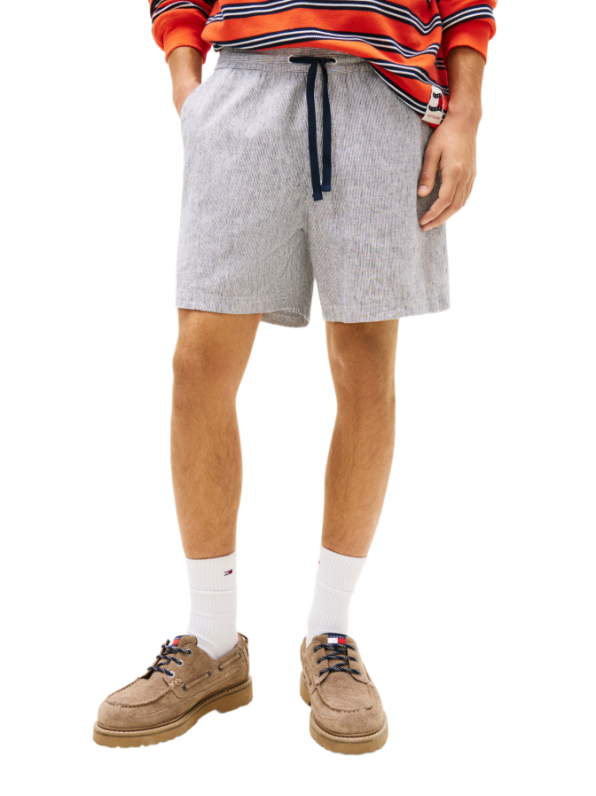 Tommy Jeans Relaxed-Fit Shorts aus Leinen-Mix bei Robert Ley