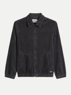 Marc O'Polo DENIM Cord-Overshirt mit Reißverschluss 0361-Light Graphite bei Robert Ley