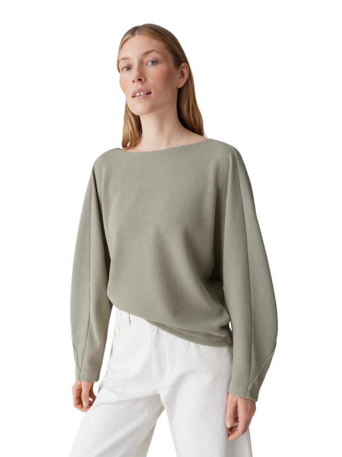 Opus Sweatshirt Gluffi in 3-D Streifen Optik bei Robert Ley