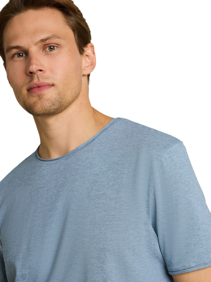 Tom Tailor Denim T-Shirt in Melange-Optik bei Robert Ley