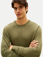 Tommy Hilfiger Pullover mit Logo-Stickerei MT1-GREEN bei Robert Ley