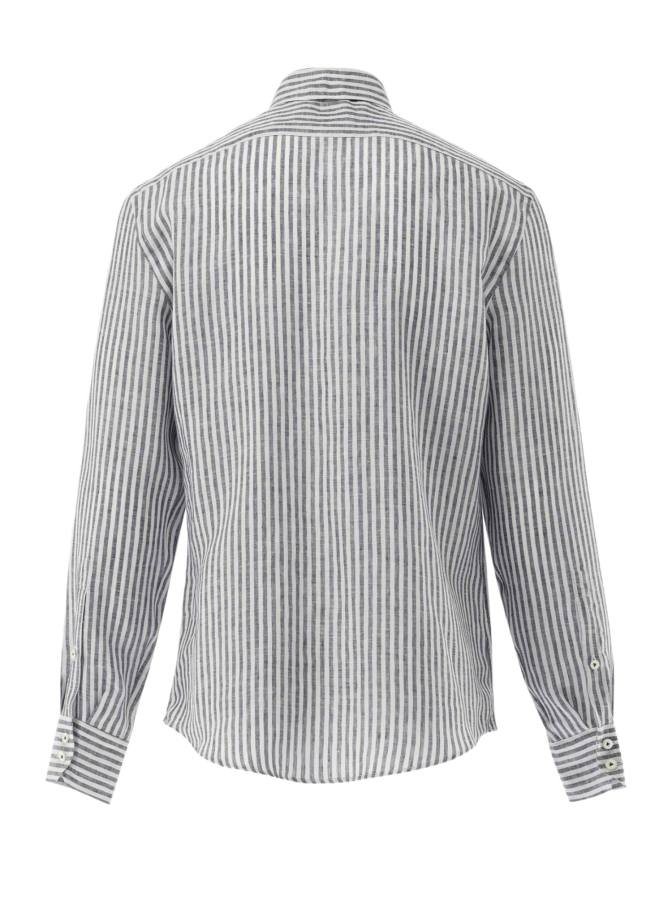 van Laack Gestreiftes Leinenhemd bei Robert Ley