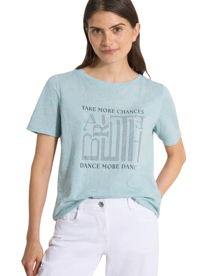 Cecil T-Shirt mit Schriftzug bei Robert Ley