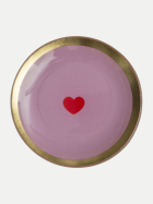 Giftcompany Love Plates, Glasteller S rosa Herz bei Robert Ley