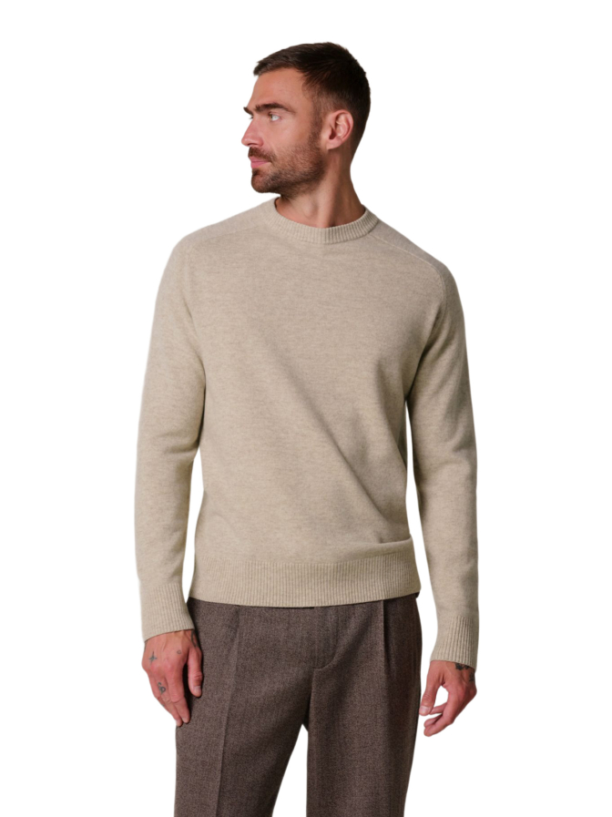 PROFUOMO Pullover Soft Wolle Crewneck bei Robert Ley