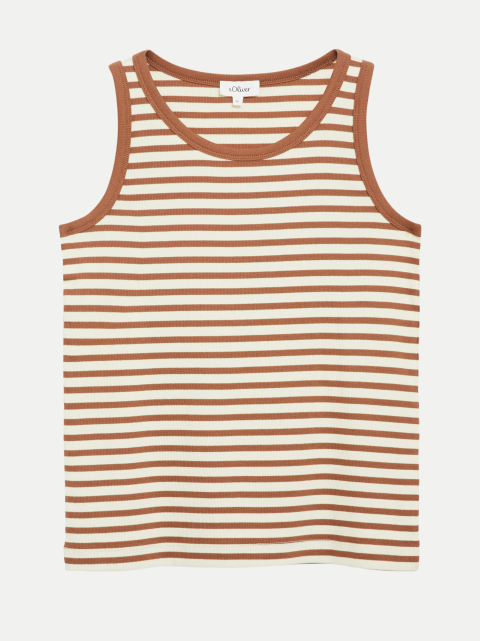 s.Oliver RED LABEL Geripptes Tanktop bei Robert Ley