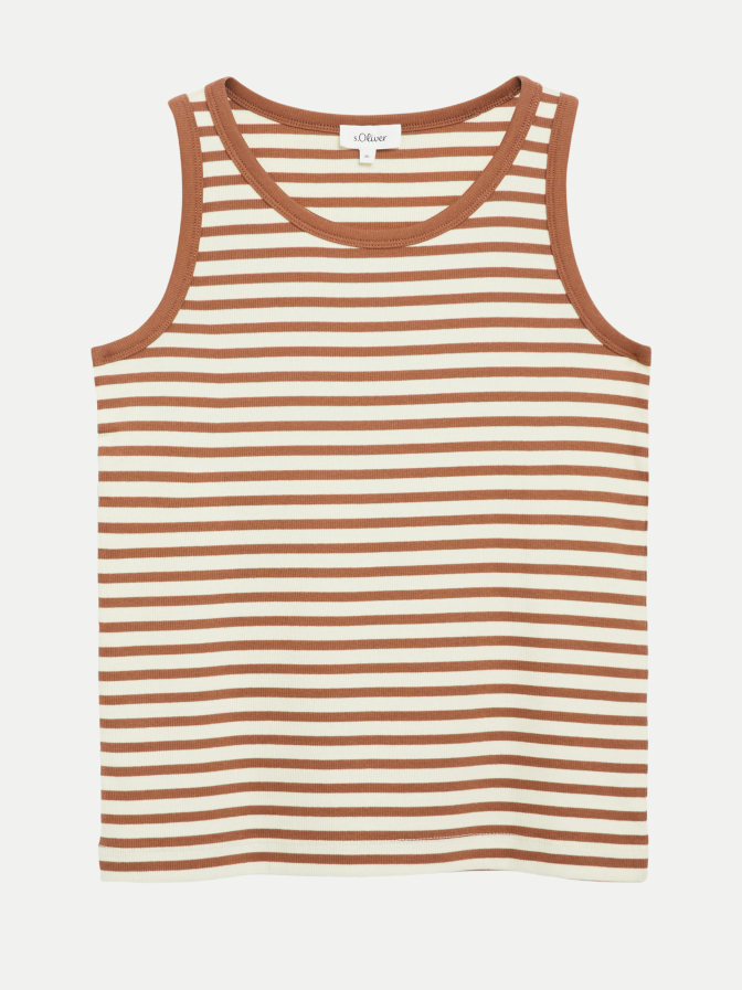 s.Oliver RED LABEL Geripptes Tanktop bei Robert Ley