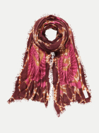 Purschoen Kaschmirschal 8055 Tiger of Nepal red bei Robert Ley