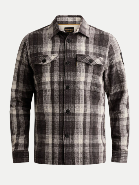 PME Legend Hemdjacke mit garngefärbtem Karomuster bei Robert Ley