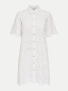 ONLY Kleid mit Lochprint Valais 177922-Cloud Dancer bei Robert Ley