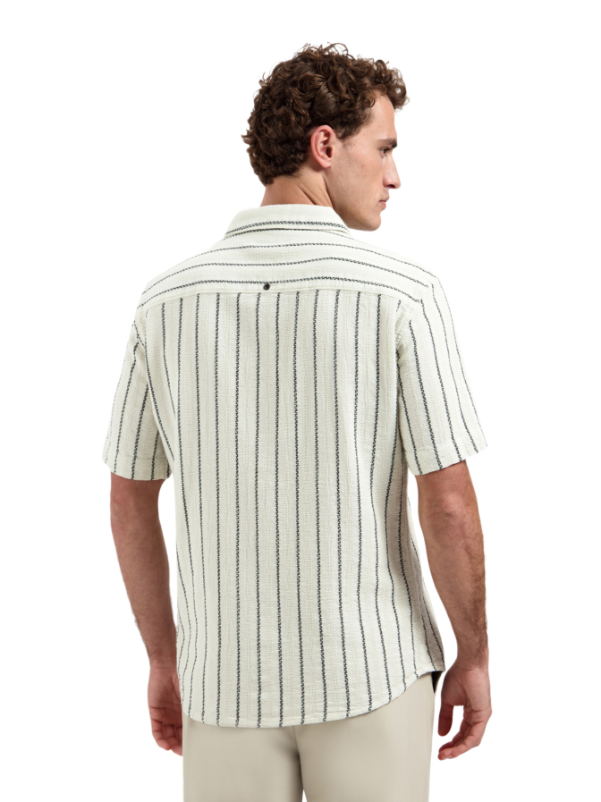 NO EXCESS Kurzarm Hemd mit Streifen Muster bei Robert Ley