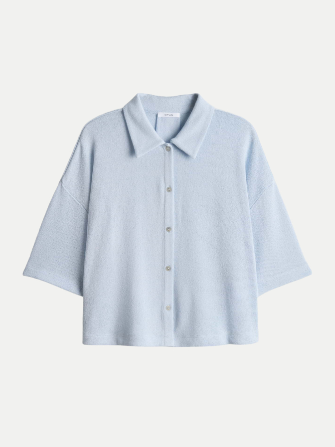 Opus Jerseyshirt Sitrica in feiner Strickoptik bei Robert Ley