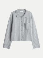 Opus Strickjacke Dinkine 8056-hazy fog melange bei Robert Ley