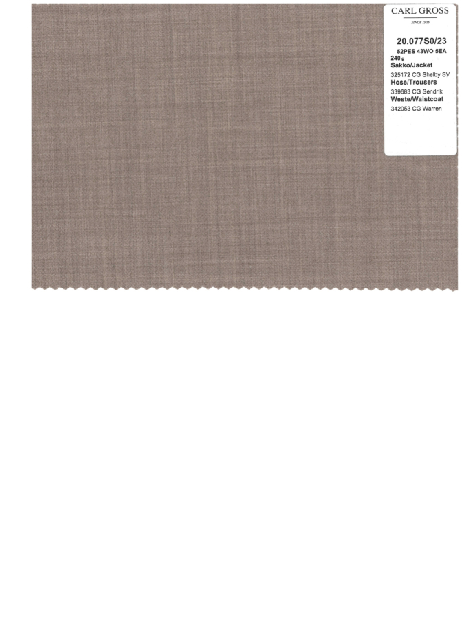 CARL GROSS Hose CG Sendrik bei Robert Ley