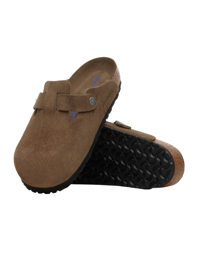Birkenstock Sandale Boston LEVE Dark Tea Tonal bei Robert Ley