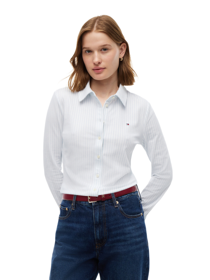 Tommy Hilfiger Slim-Fit Hemd mit Logo bei Robert Ley