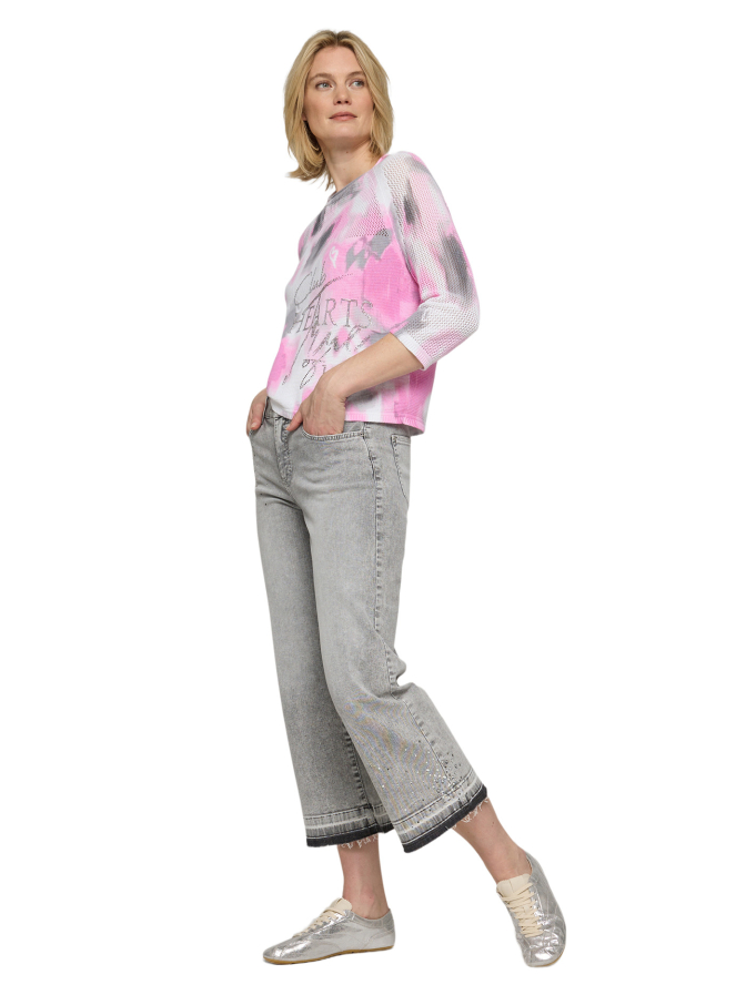 Rabe Moden Meshstrick-Pullover bei Robert Ley