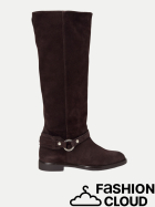 Marc O'Polo Stiefel Wendy aus Veloursleder 0344-Burnt Coffee bei Robert Ley