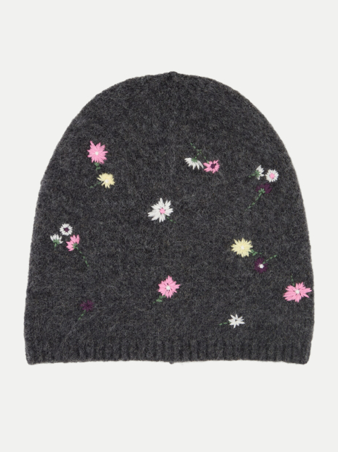 Tom Tailor Denim Strickmütze mit Blumen-Stickerei bei Robert Ley
