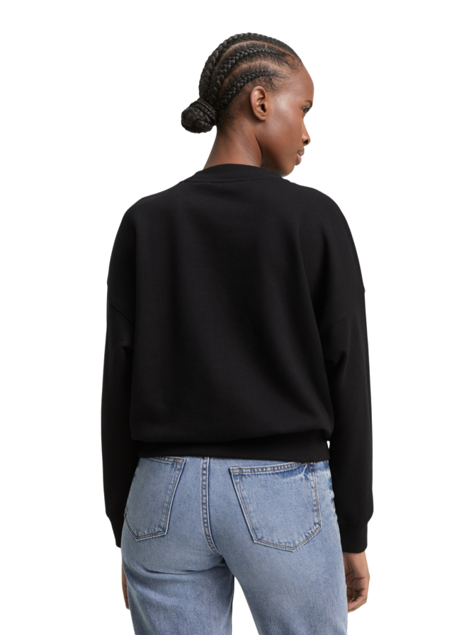 Tom Tailor Denim Sweatshirt mit Glitzerschrift bei Robert Ley
